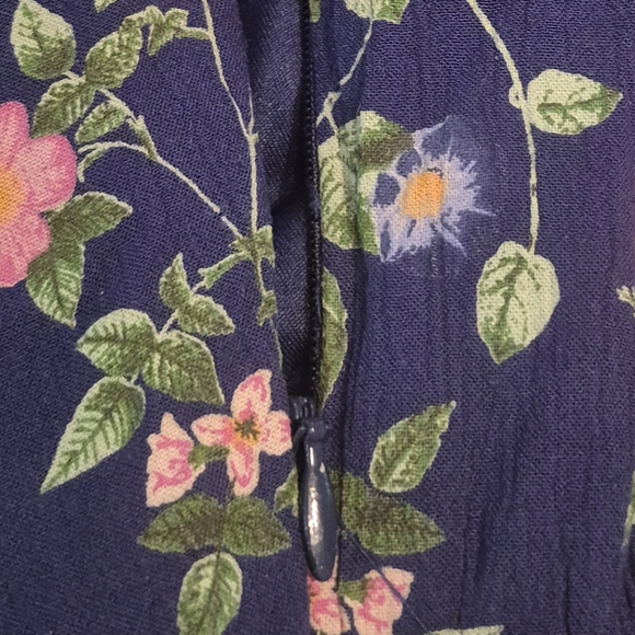 Old Navy Boho Floral Midi Dress – XXL – Lined – Tassel Detail – Side Zip - Picture 8 of 12